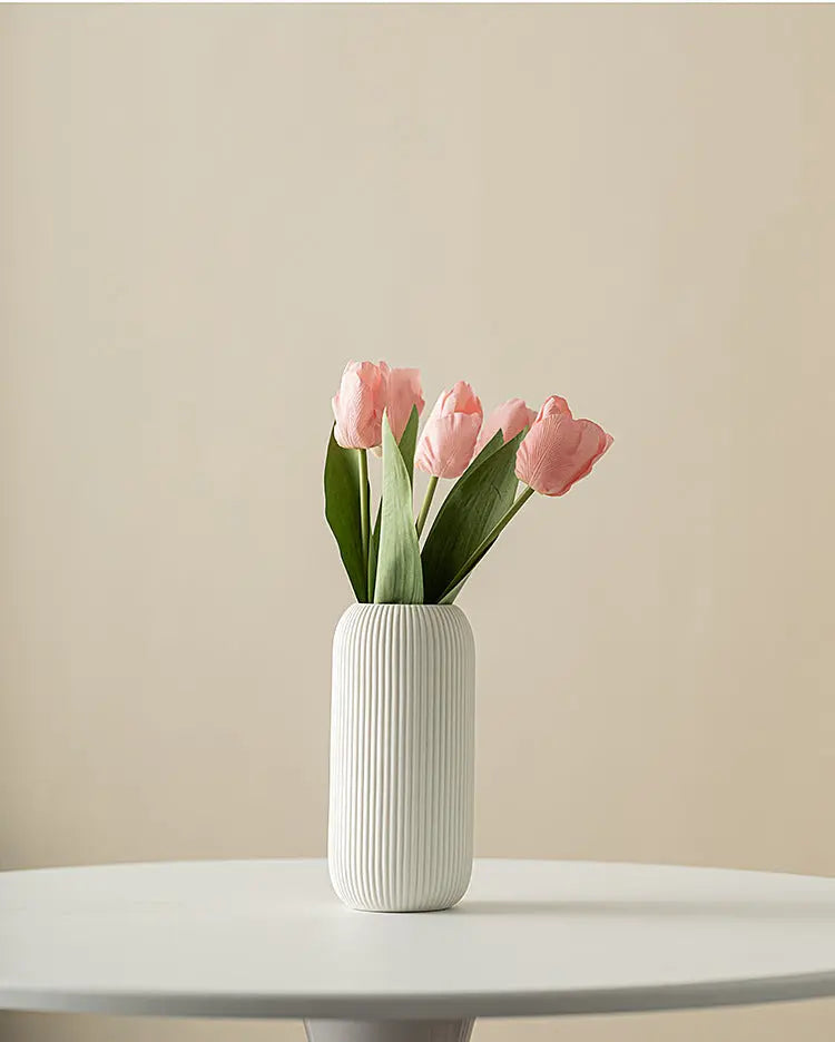Ceramic vase, Vertical Pattern High-grade Appearance Dropshipman