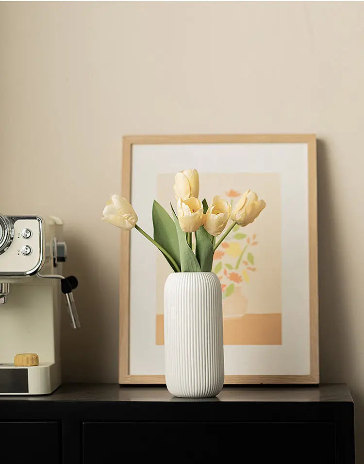 Ceramic vase, Vertical Pattern High-grade Appearance Dropshipman