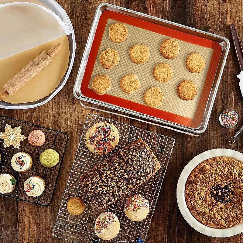 Silicone Baking Mat Non-Stick Reusable Silicone Pastry Baking Mat Food Grade Liquid Silicone Baking Mats KC0474