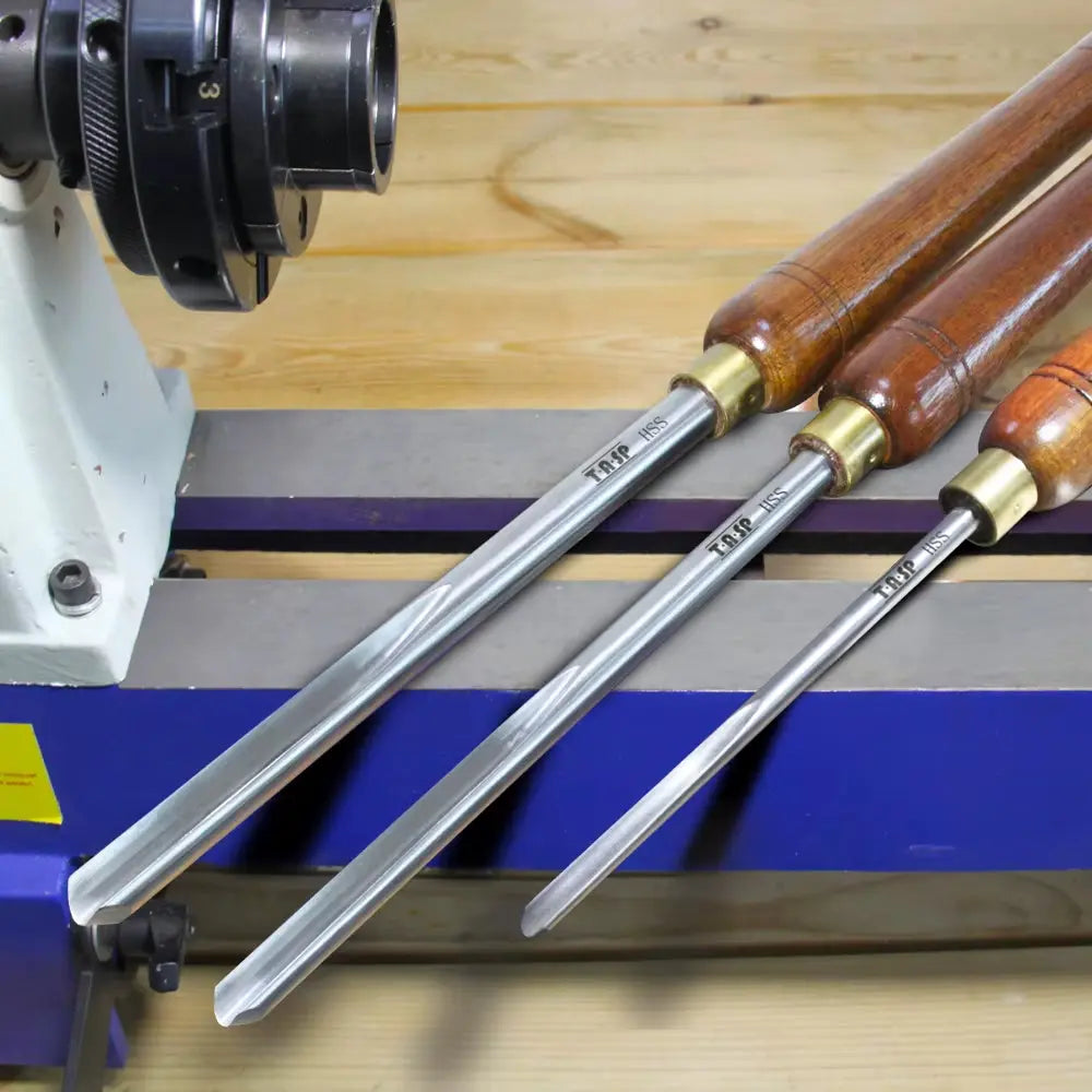HSS Wood Turning Chisel Spindle Bowl Gouge Woodturning Tools Lathe Accessories with Walnut Handle for Woodworking Hobbies