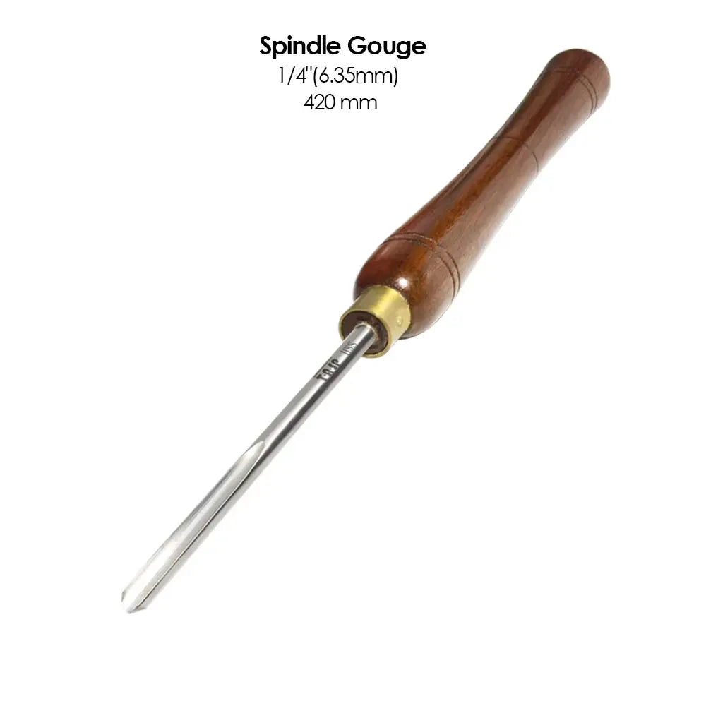HSS Wood Turning Chisel Spindle Bowl Gouge Woodturning Tools Lathe Accessories with Walnut Handle for Woodworking Hobbies