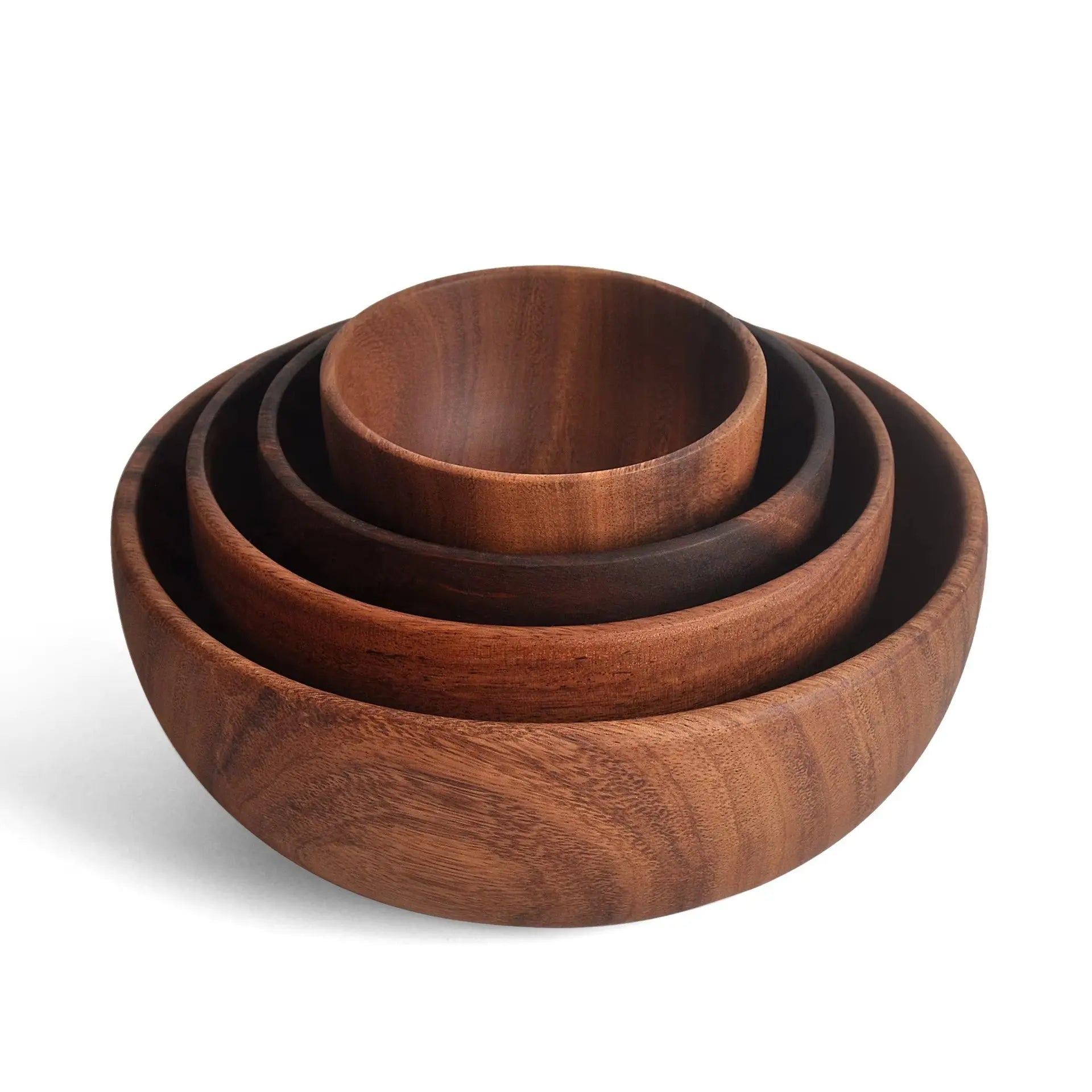 Wooden Salad Bowls, Food Containers Acacia Woodensoup Bowl Fruit Wooden Household Kitchen Bowl Cutlery Basin
