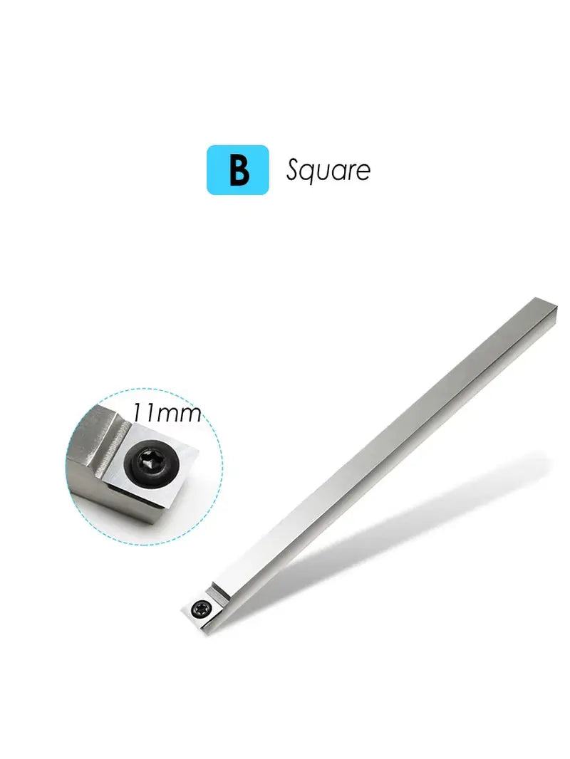 Carbide Insert Cutter Woodturning Tool Swan Neck Wood Turning Chisel Blade & Aluminum Handle for Woodworking Lathe Machine