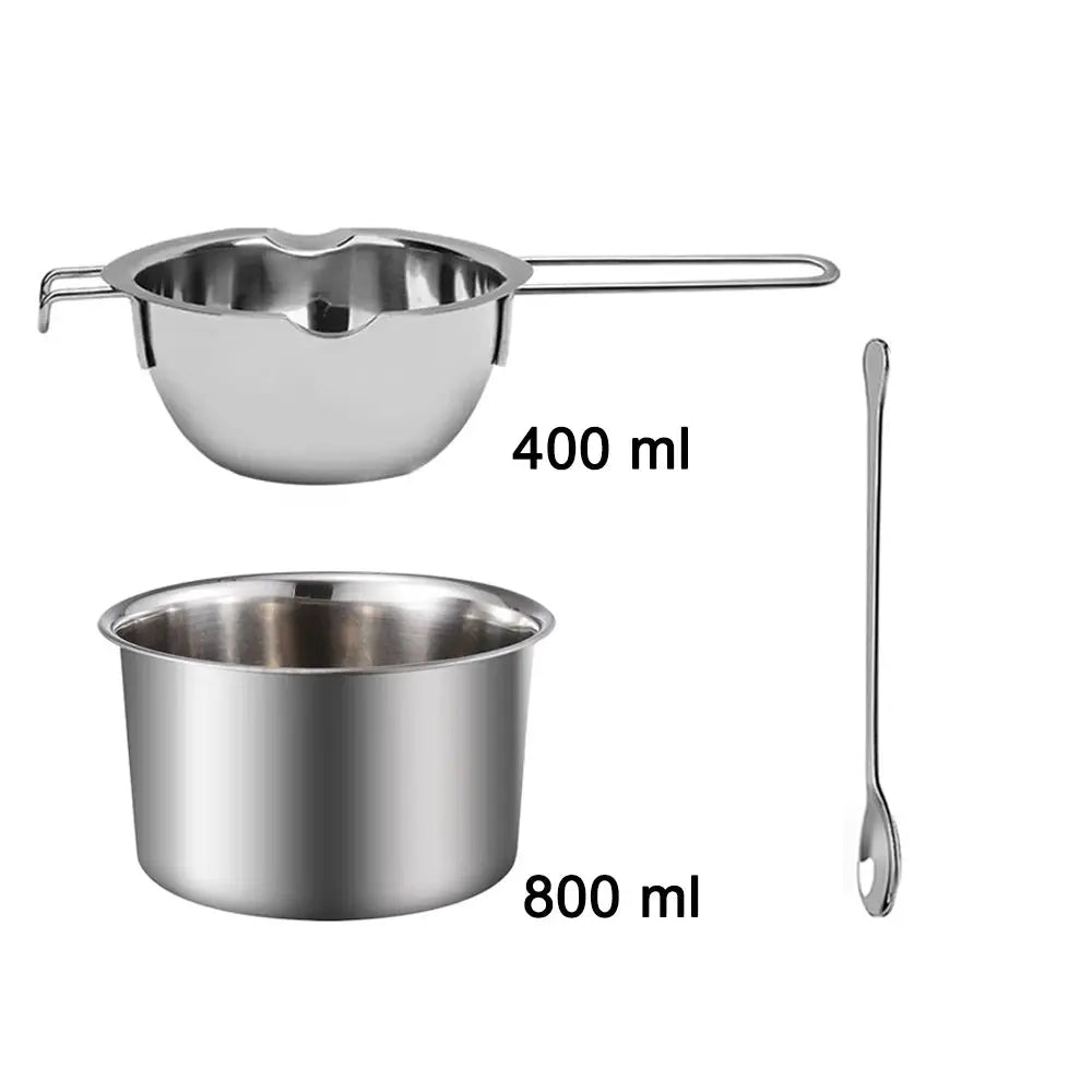 Complete DIY Candle Kit Aromatic Candles Making Tool Set Sticker Stainless Steel Wax Melting Pot Candle Making Supplies