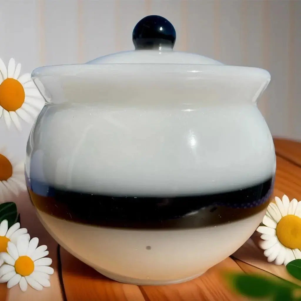 Elegant Handmade Epoxy Jar with Lid Epoxy-Crafts