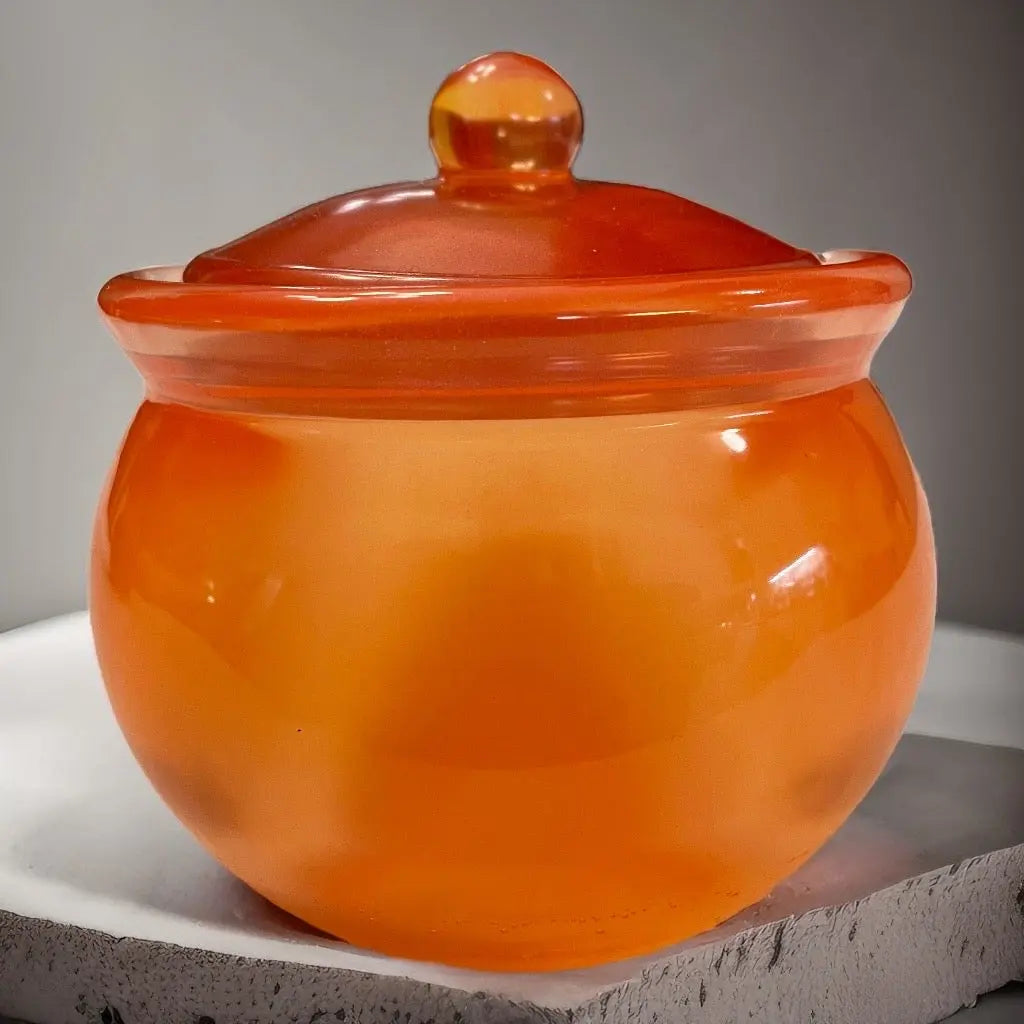 Handmade Epoxy Storage Jar with Lid | Elegant, Durable, and Artisan-Crafted Min butikk