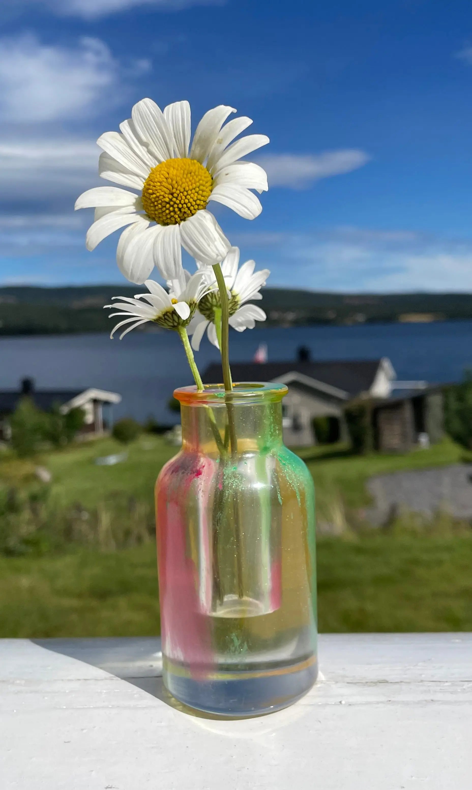 Exclusive 3-Piece set in epoxy: Vase, jar and oval tray. Epoxy-Crafts