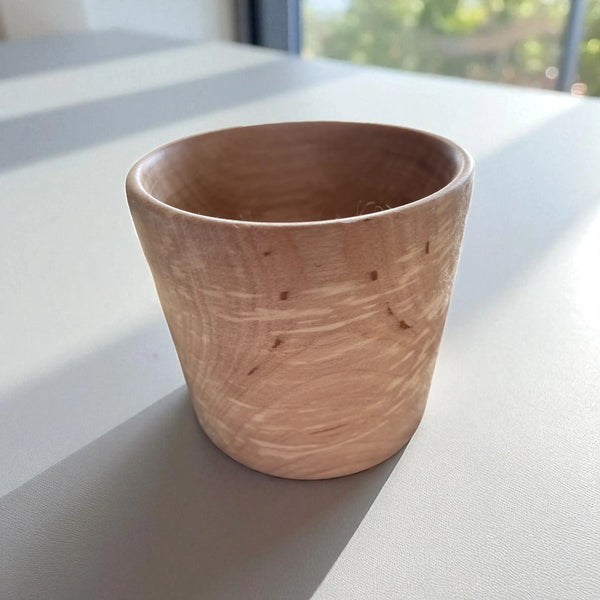 Unique handmade wooden cup natural elegance Norway