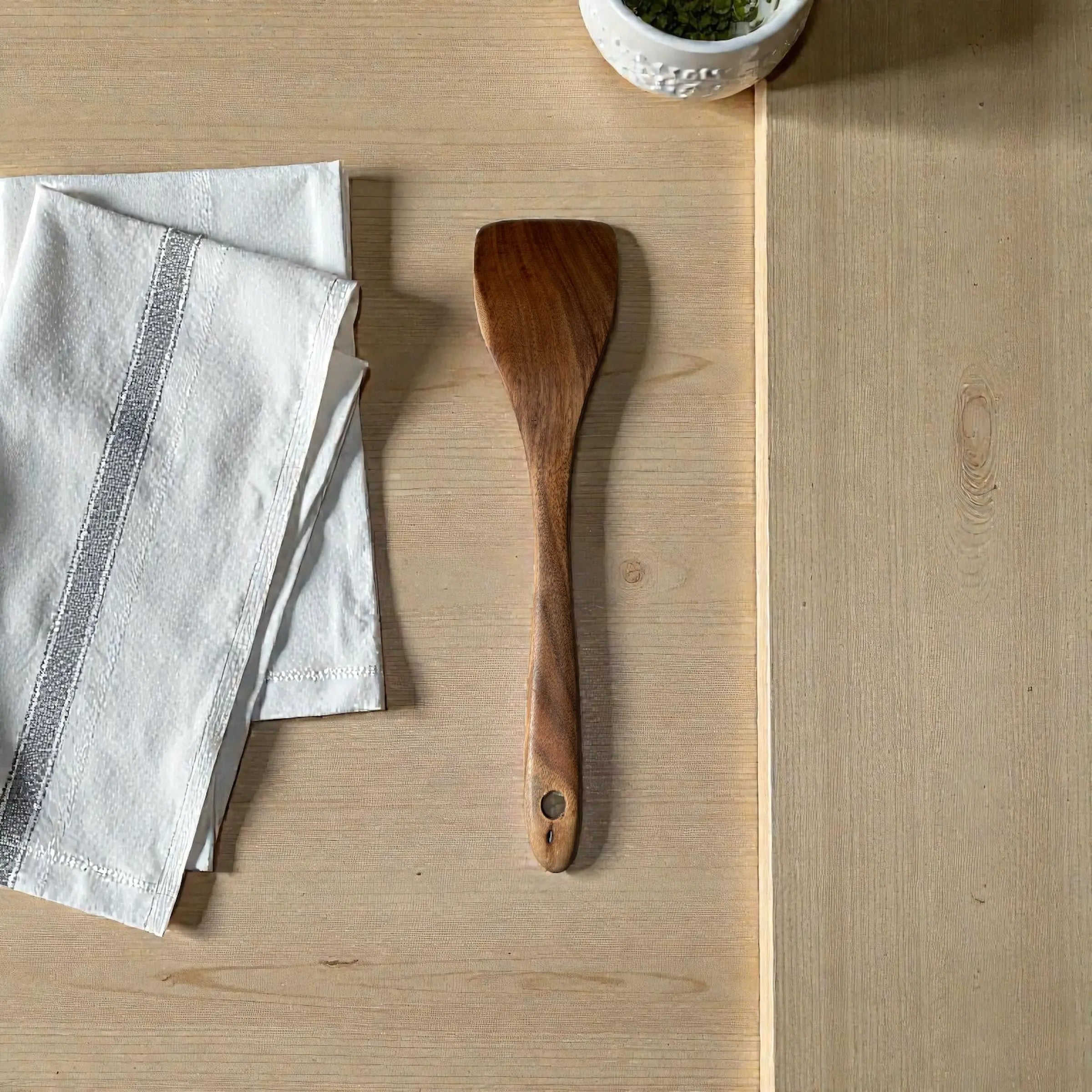 Stekespade i teak – 31,5 cm x 7,5 cm Epoxy-Crafts