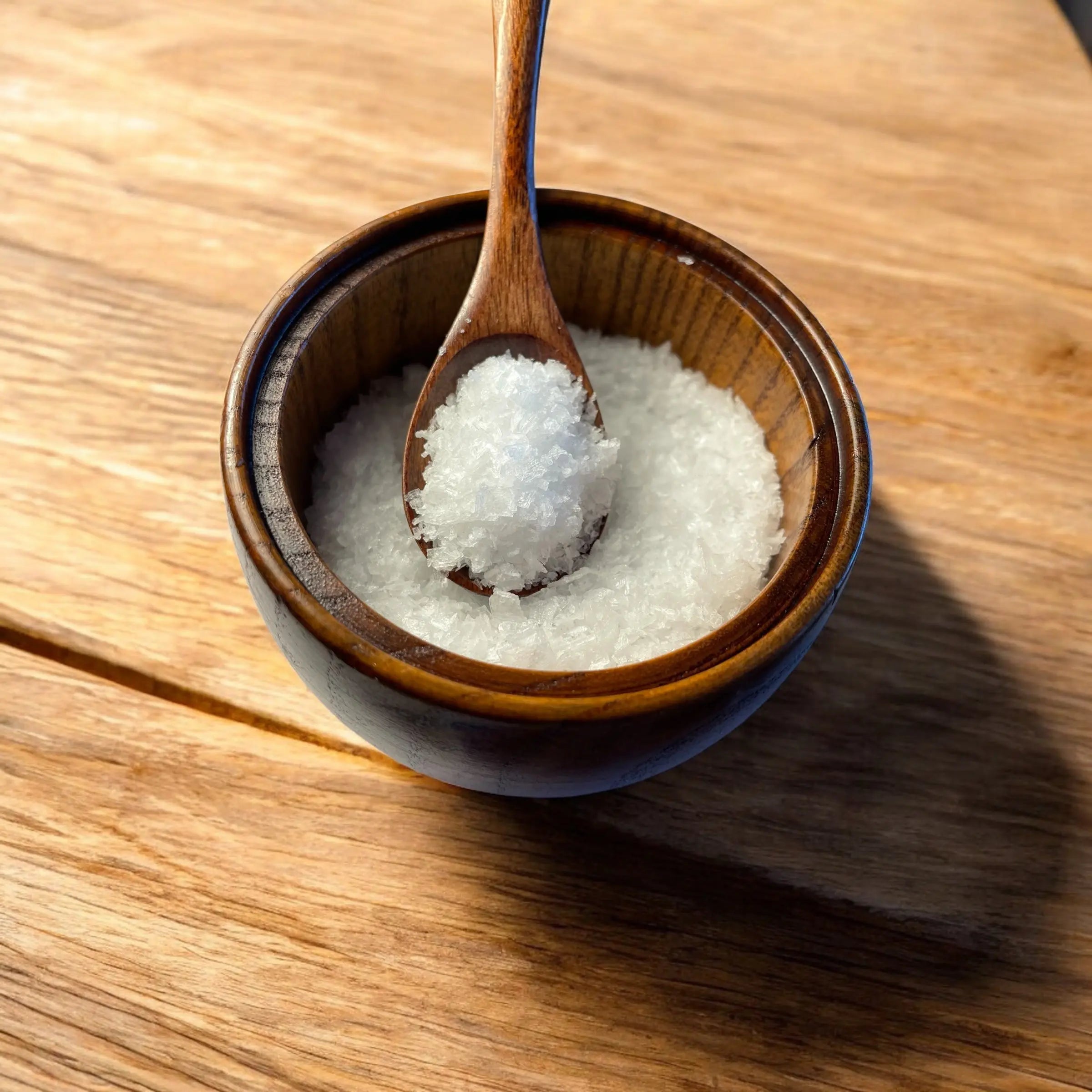 🌿 Salt- og Krydder krukke i Tre – Med Lokk og Skje! 🌿 Epoxy-Crafts