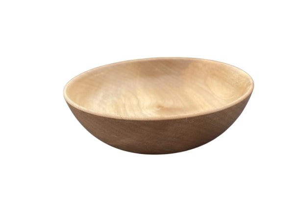 Unique hand-turned solid wood bowl 14 cm Norway