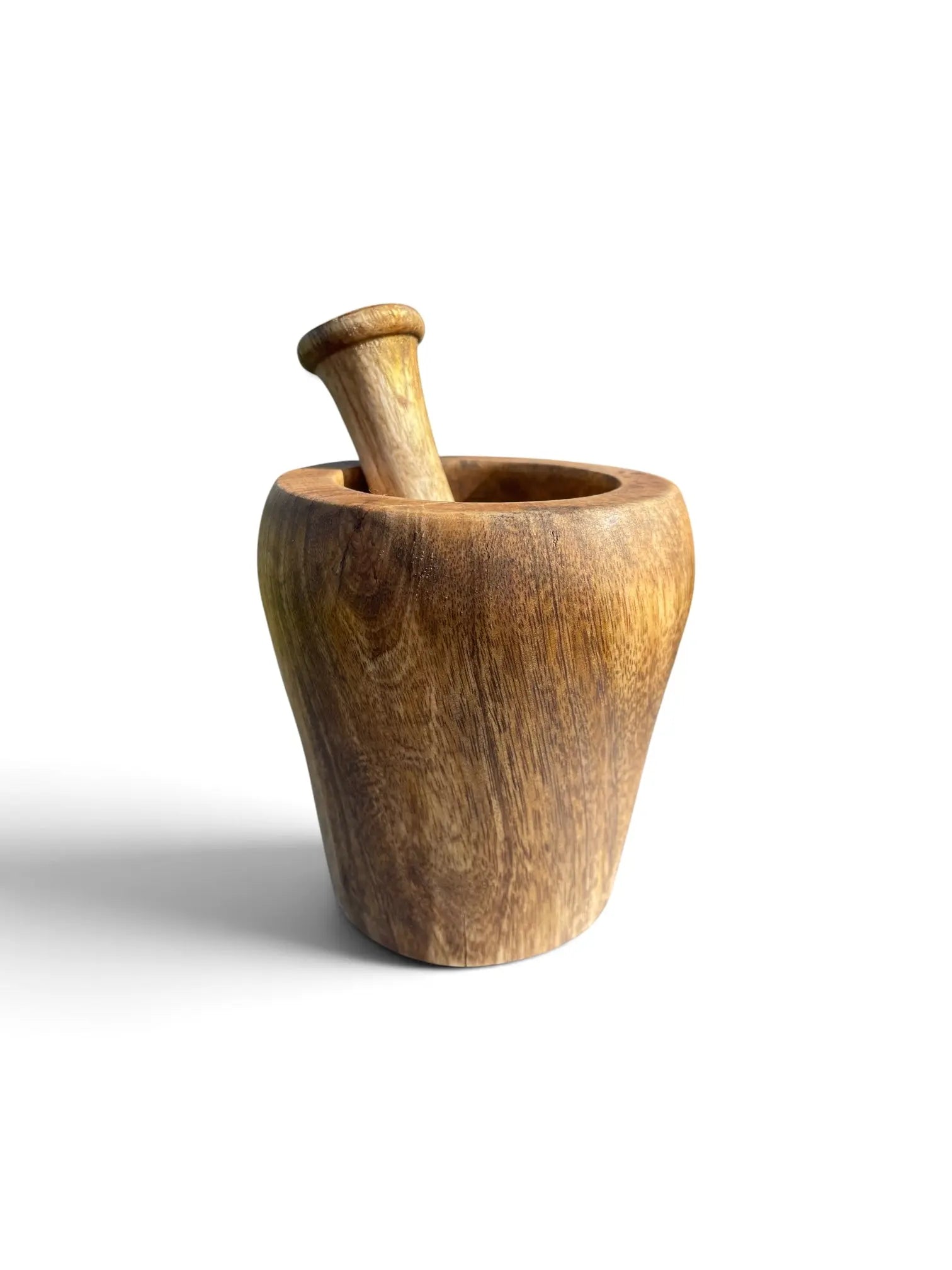 Morter i Mangotre Ø11 cm med pistill SkogsTre