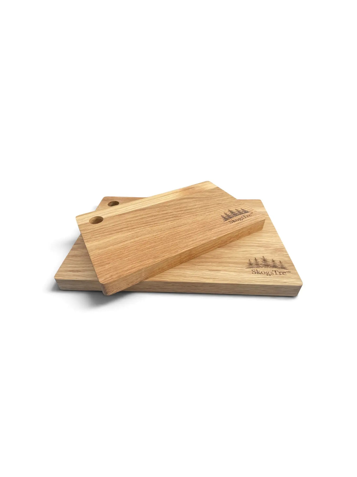 Eikeduoen – skjærefjøl i eik, 2 størrelser (25×15 + 30×20 cm) SkogsTre