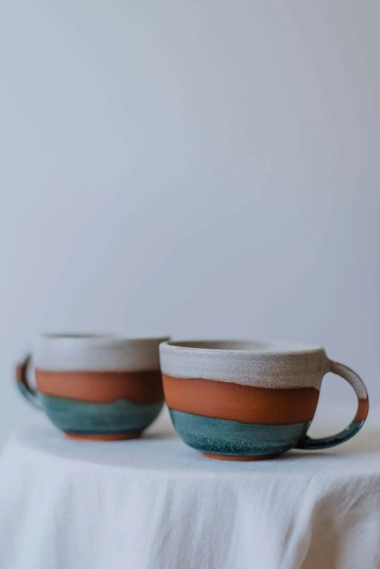 Round Cups for Tea/Coffee - 250ml - H-5.5 cm; W-8 cm Kalaa